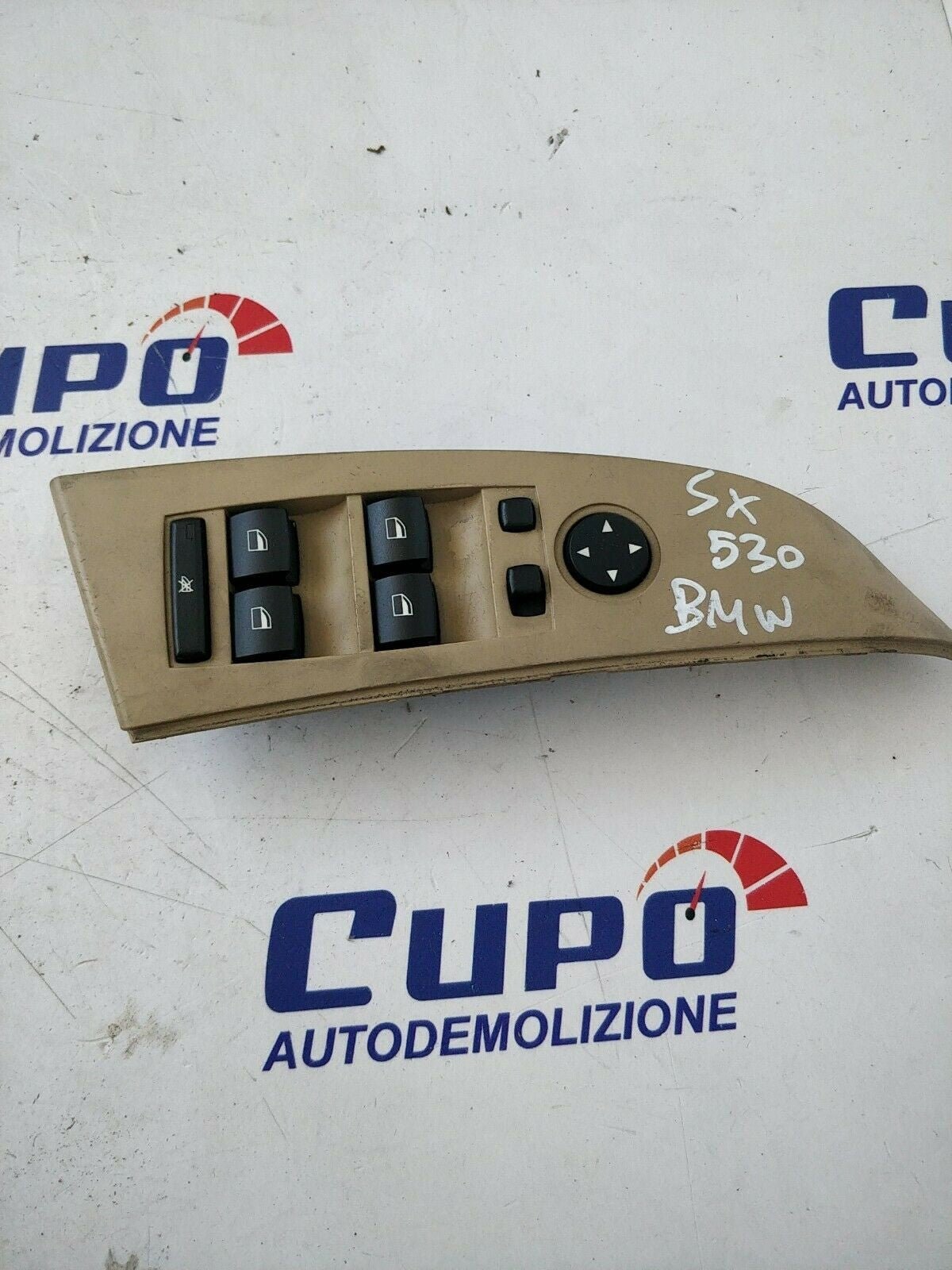 BMW Serie 5 E60 Comandi Alzacristalli Anteriore Sinistro Beige 6951910 - F&P CRASH SRLS - Ricambi Usati