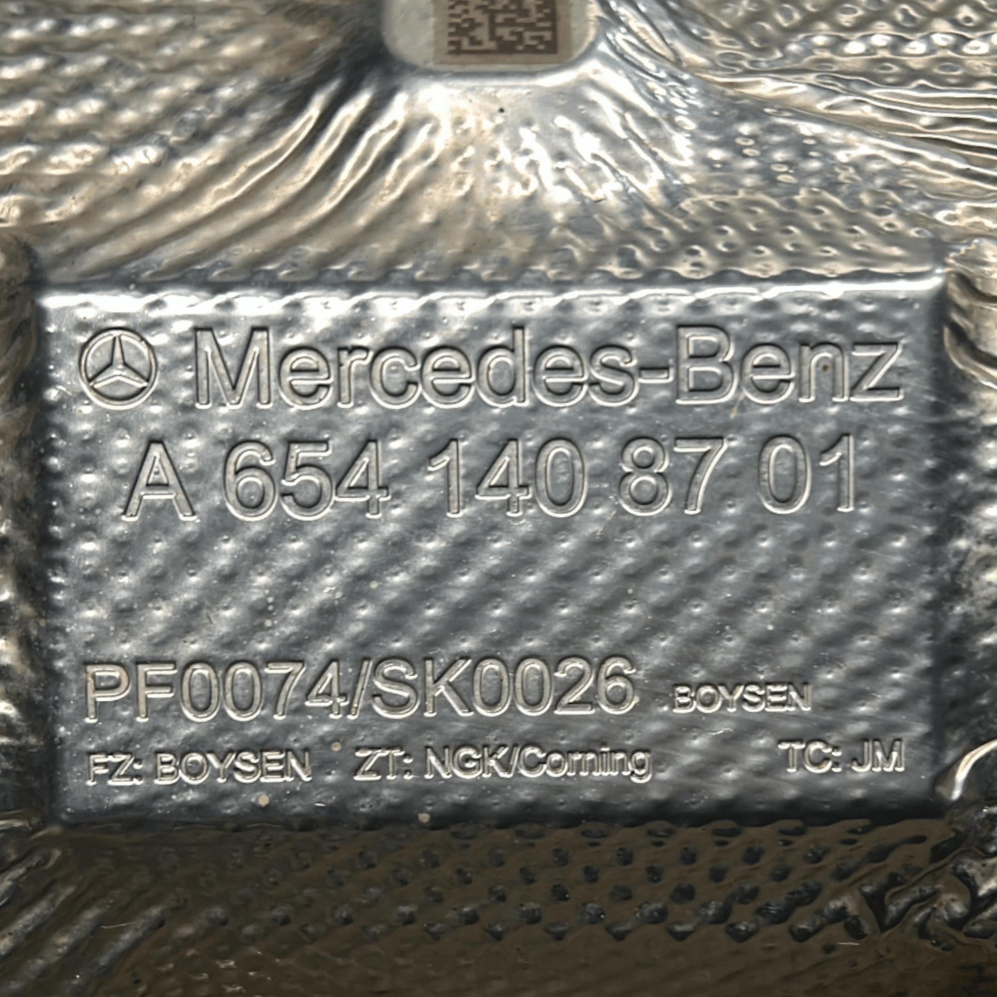 Catalizzatore / FAP Mercedes Benz GLB (X247) cod.A6541408701 2.0 Diesel (Sigla Motore : 654920) (2019 > ) Filtro Antiparticolato - F&P CRASH SRLS - Ricambi Usati