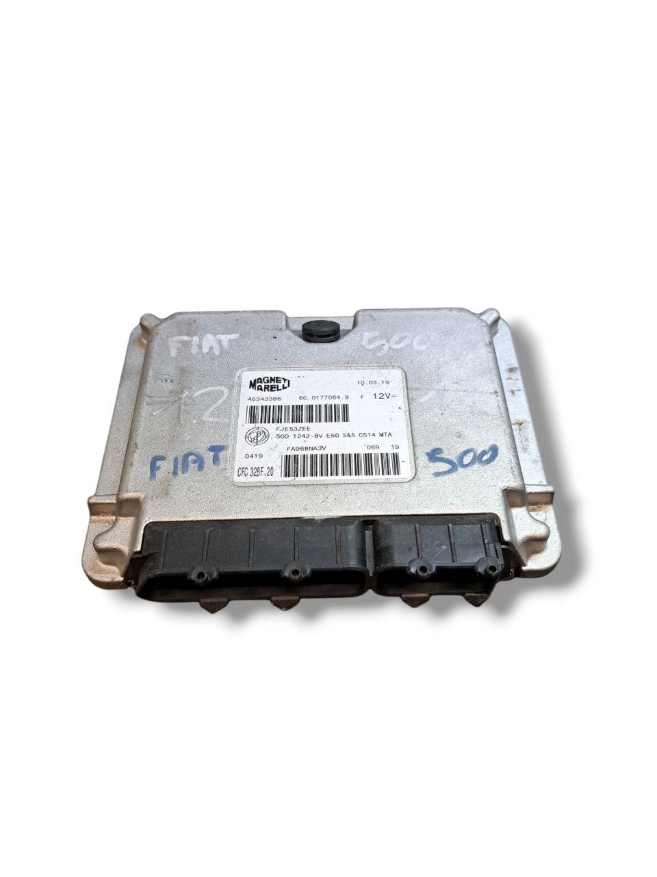 Centralina ECU Motore Fiat 500 1.2 Benzina (2015>) COD:46343386 - F&P CRASH SRLS - Ricambi Usati