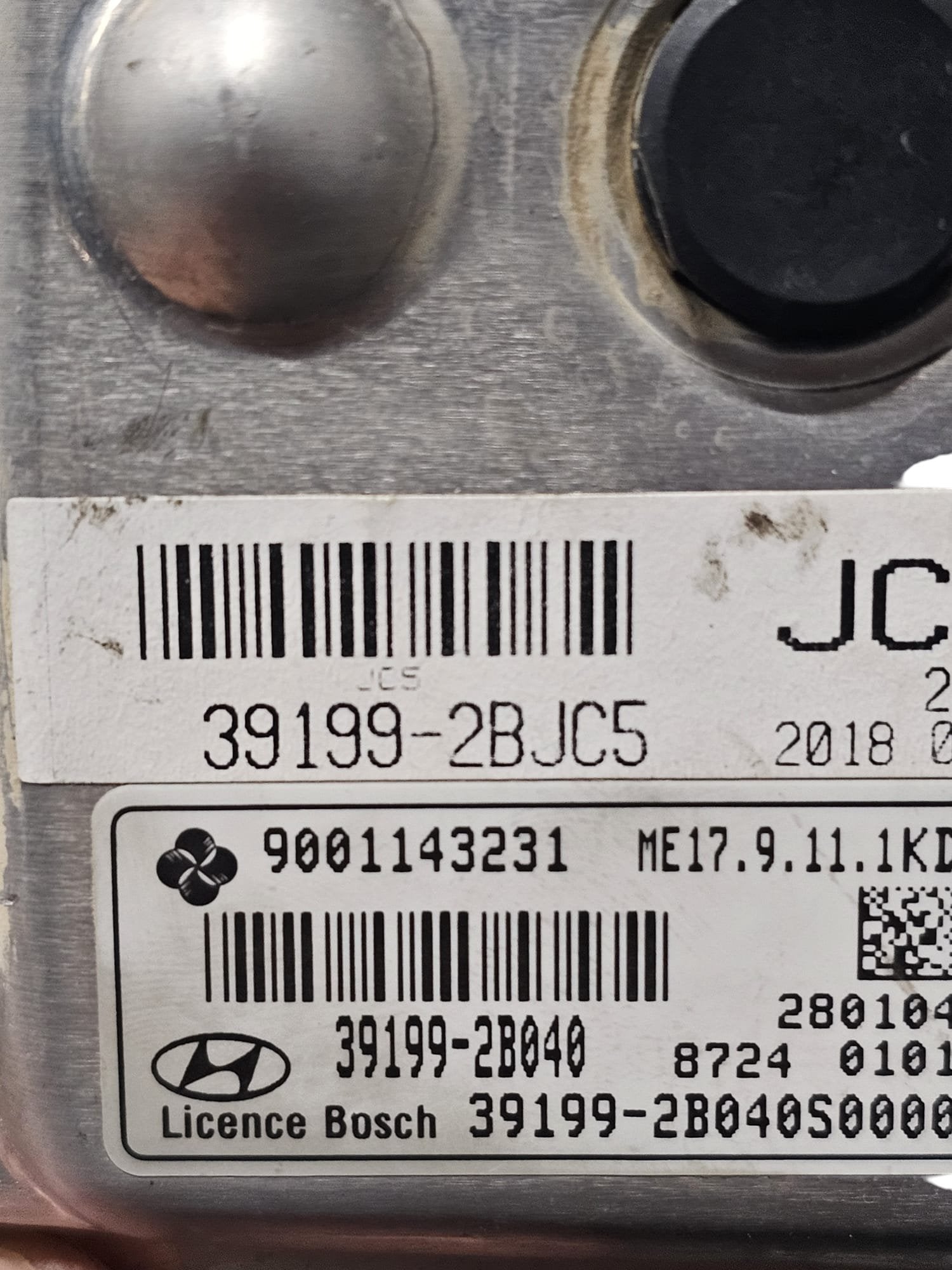 Centralina ECU Motore Hyundai Ix20 1.4 Benzina (2010 - 2019) Cod:391992BJC5 - F&P CRASH SRLS - Ricambi Usati