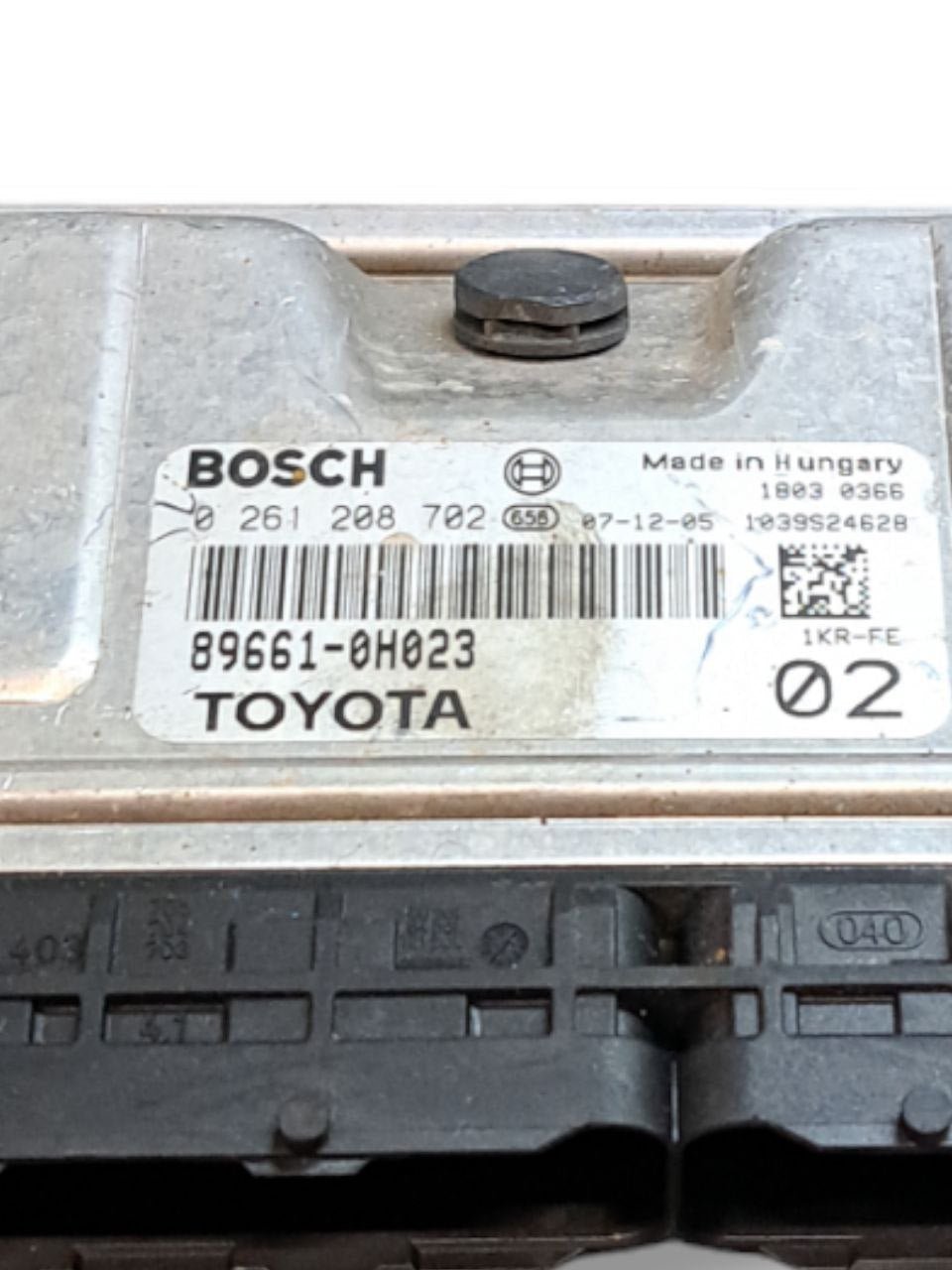 Centralina Ecu Motore Toyota Aygo / Citroen C1 / Peugeot 107 1.0 benzina (2006) COD:89661-0H023 - F&P CRASH SRLS - Ricambi Usati