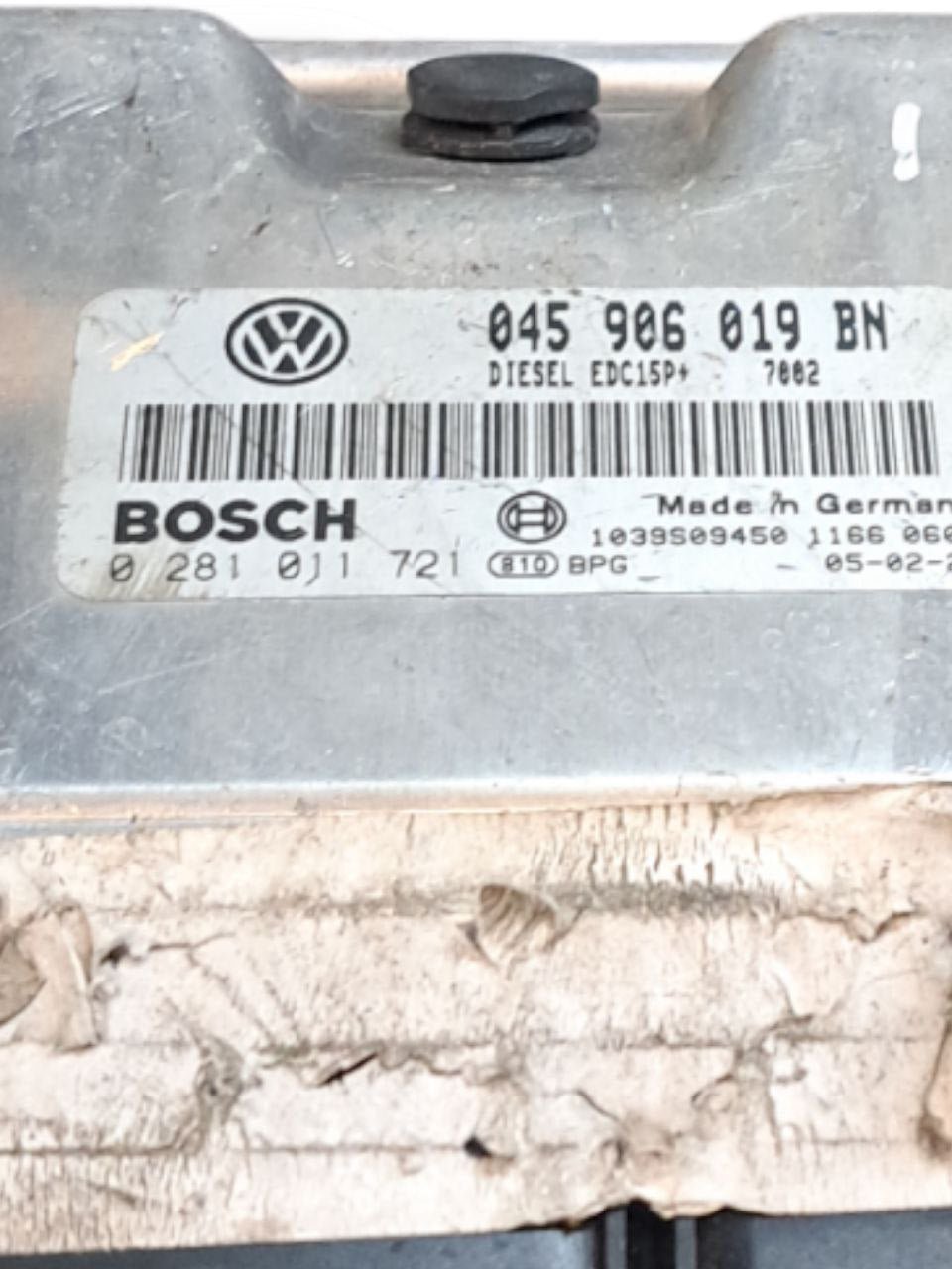 Centralina Ecu motore Volkswagen Fox 1.4 TDI ( 2006 ) COD:045906019BN - F&P CRASH SRLS - Ricambi Usati