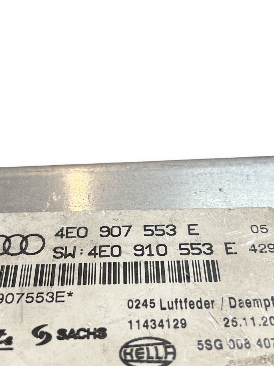 Centralina sospensioni Audi A8 D3 ( 2002 - 2010) cod.4E0907553E - F&P CRASH SRLS - Ricambi Usati