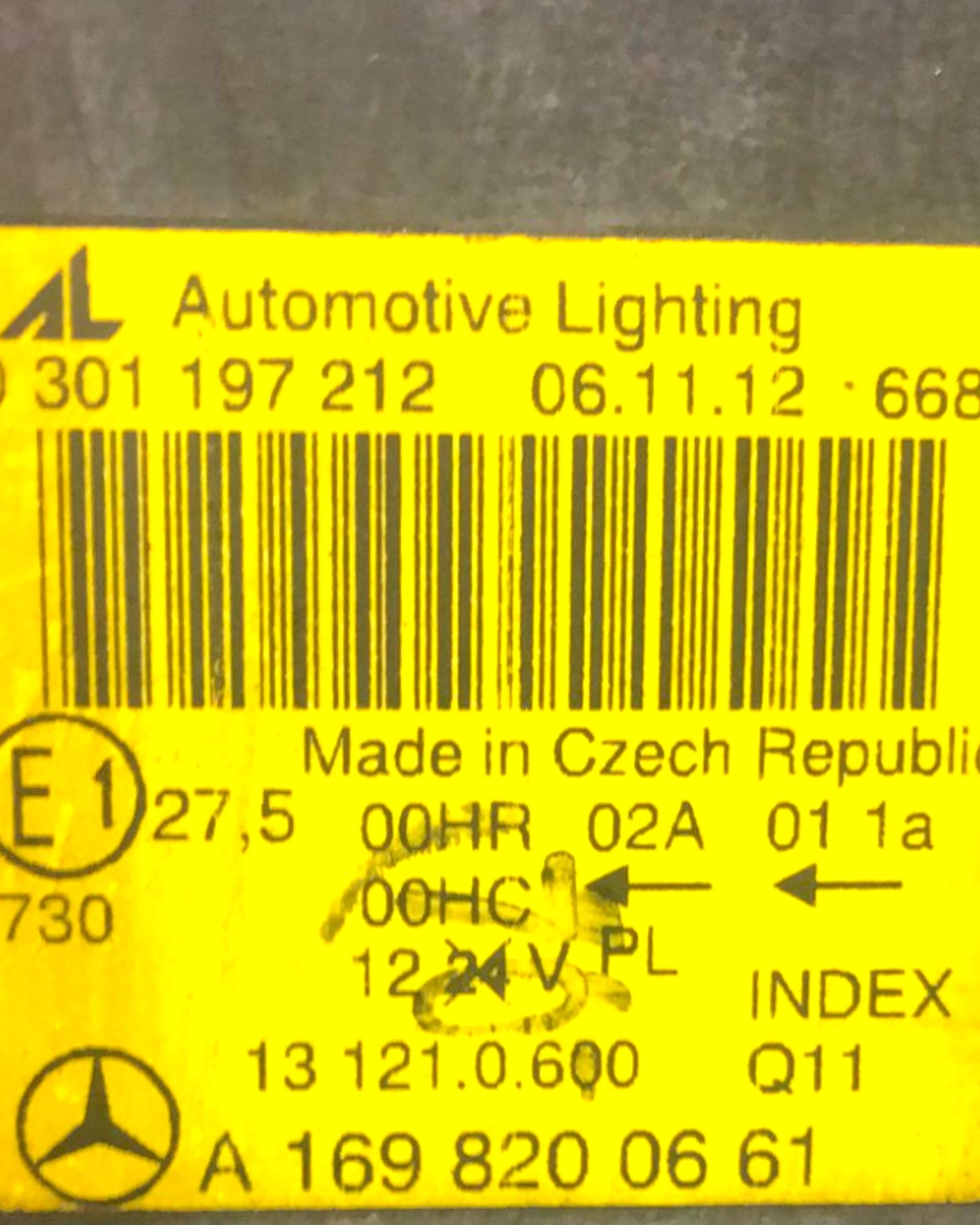 Faro / Fanale Alogeno Anteriore Destro Mercedes Benz Classe A W169 (2004 > 2012) cod:A1698200661 - F&P CRASH SRLS - Ricambi Usati