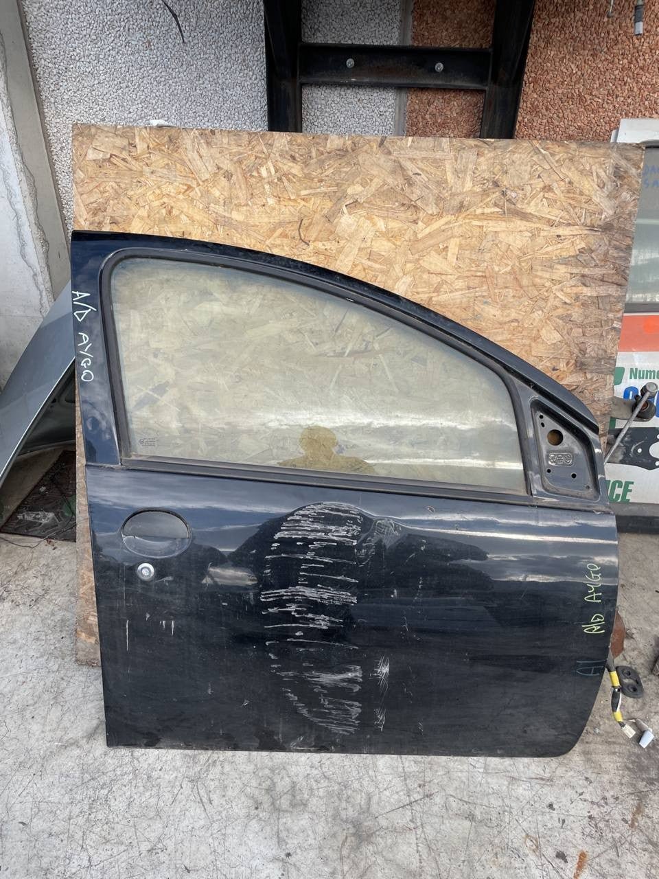 porta portiera anteriore destra toyota aygo 2005 - 2014 nera - F&amp;P CRASH SRLS - Ricambi Usati