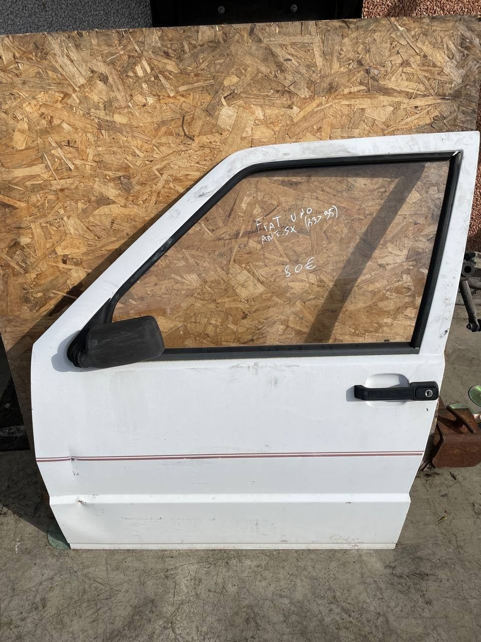 porta portiera ant.sx fiat uno 1980 1995 bianco - F&amp;P CRASH SRLS - Ricambi Usati