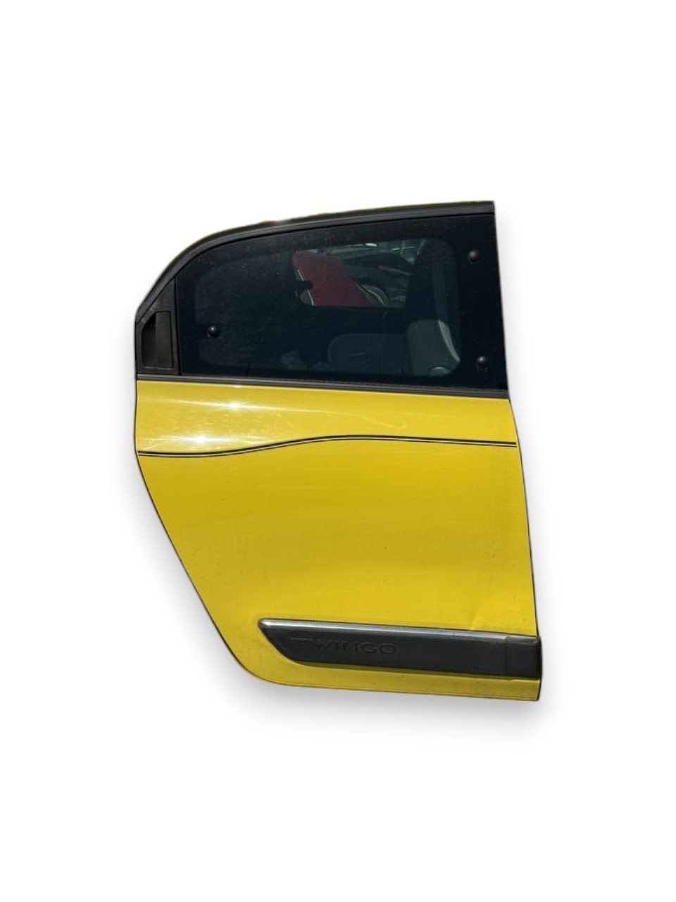 Porta posteriore Destra Renault Twingo ( 2016 ) Jaune Eclair - F&amp;P CRASH SRLS - Ricambi Usati