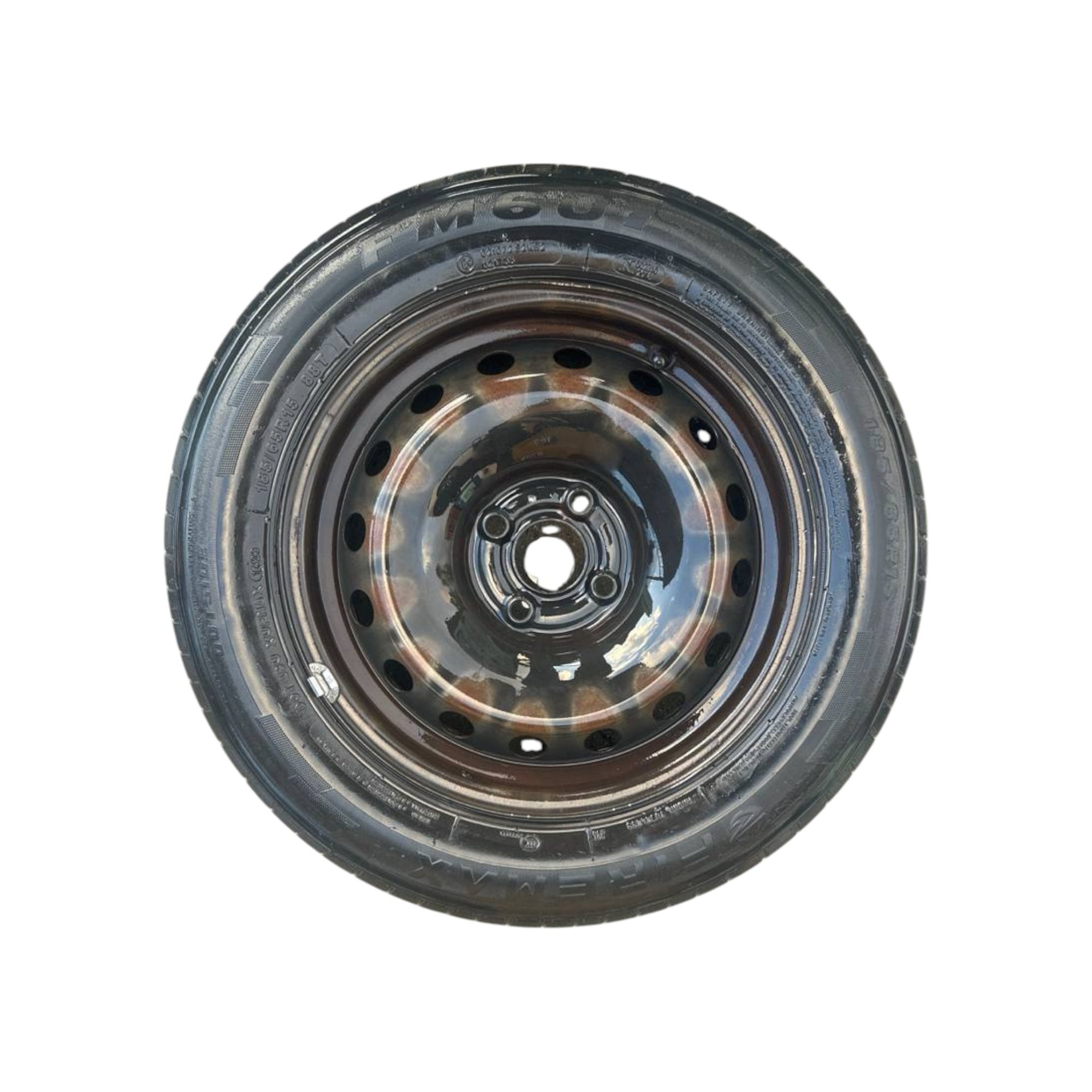 Ruota / Cerchio In Ferro Fiat Punto EVO cod.50529059 (4 Fori / 185/65 R15 88T) (2012 > ) - F&P CRASH SRLS - Ricambi Usati