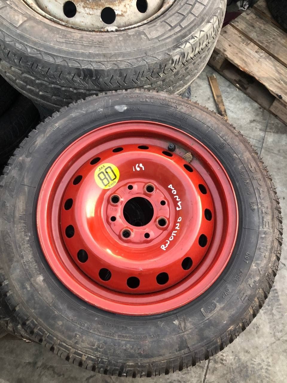 Ruotino di scorta Fiat Panda 169 misura 135/80 R13 - F&P CRASH SRLS - Ricambi Usati