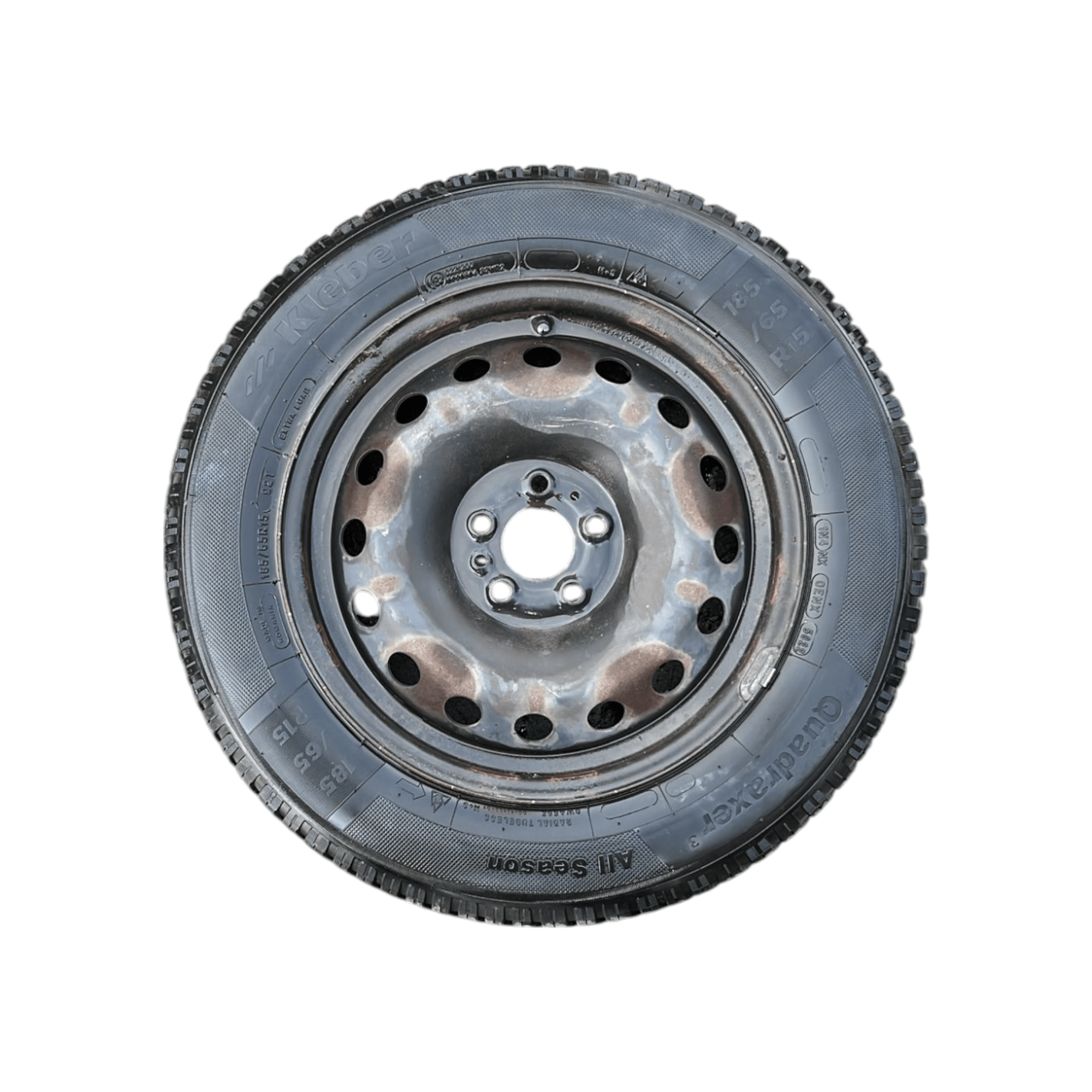 Set 4 cerchi in ferro R15 Fiat Doblò (2009 - 2022) 185 / 65 R15 - F&P CRASH SRLS - Ricambi Usati