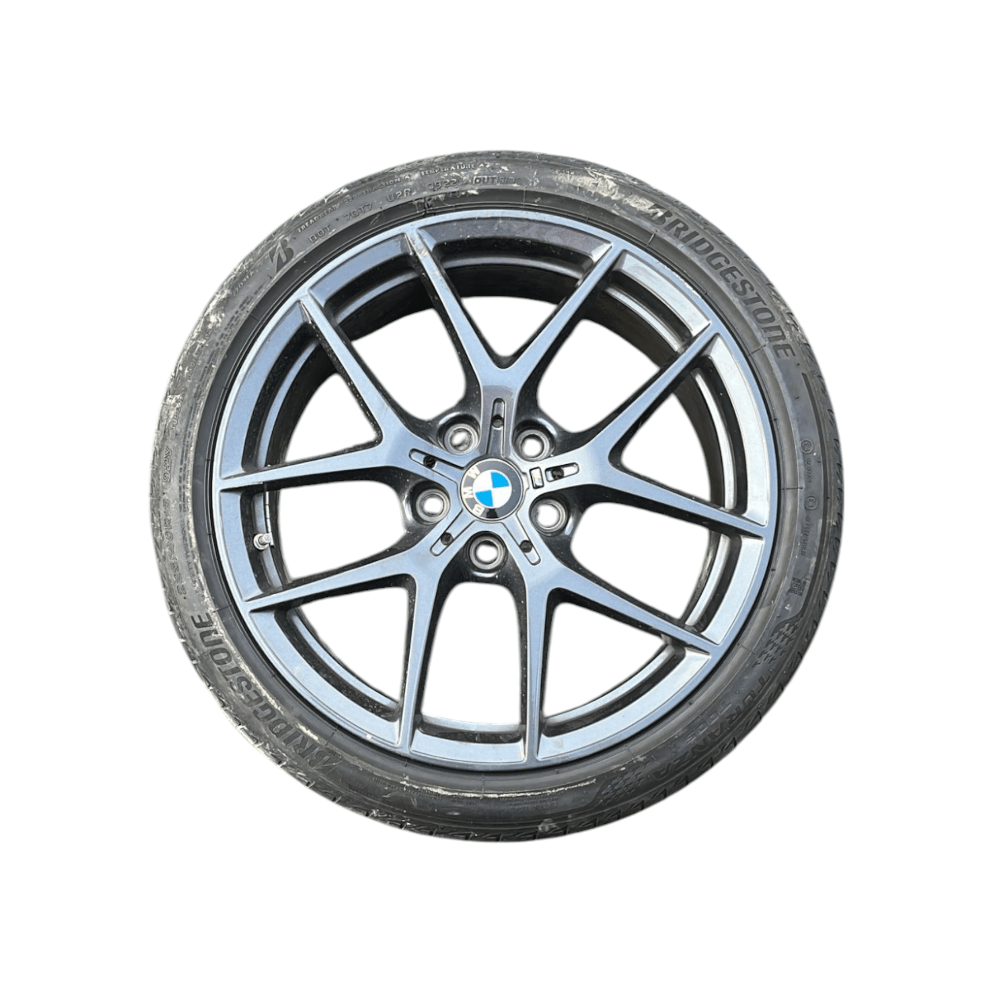 Set 4 cerchi in lega Bmw serie 1 F40 M - sport (2019 - 2024) cod.8092353 - 8092354 225 / 40 R18 - F&P CRASH SRLS - Ricambi Usati