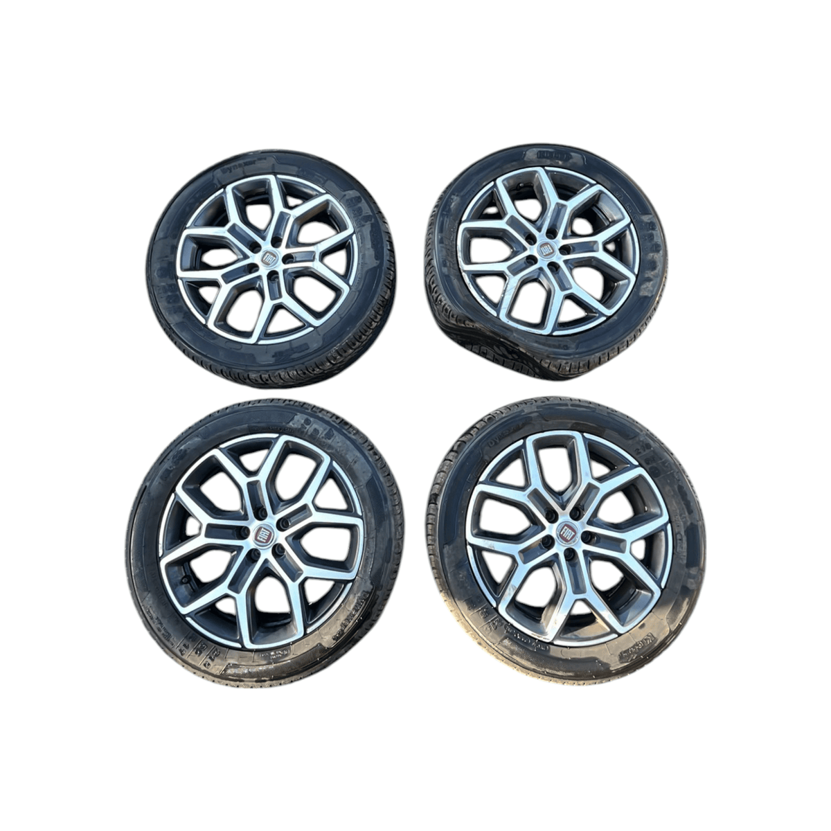 Set 4 cerchi in lega Grigi R17 Fiat Tipo / Tipo cross (2015 - &gt;)cod.52157524 / 52170143 215 / 55 / 17 - F&amp;P CRASH SRLS - Ricambi Usati