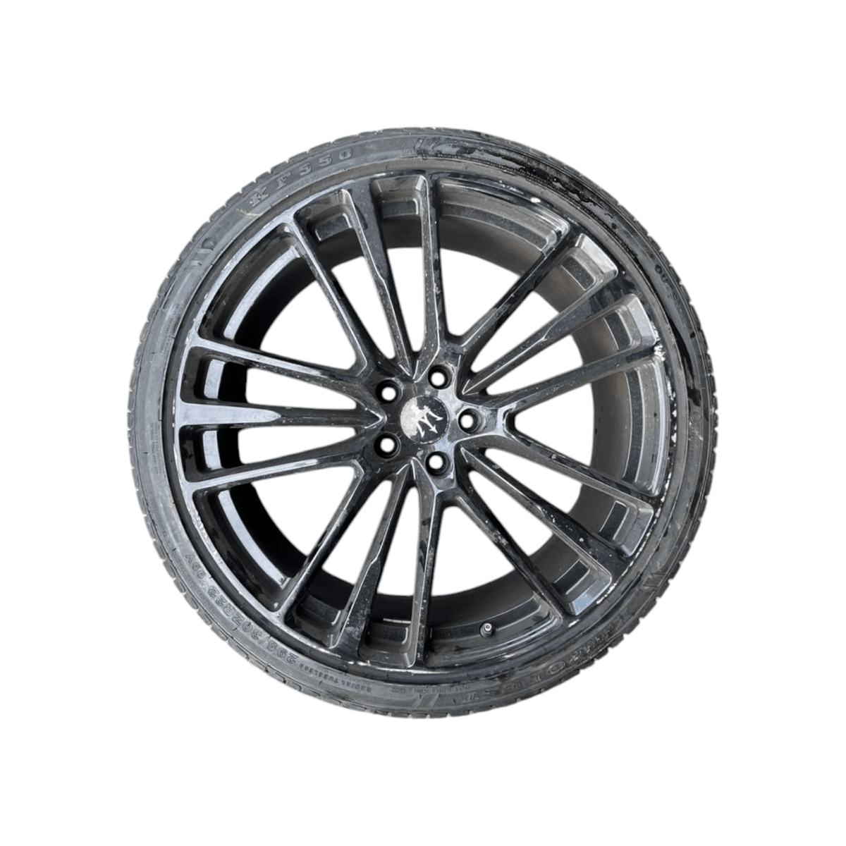 Set 4 cerchi in lega Maserati levante (2018 - &gt;) 295 / 30ZR22 - 235 / 30R22 - F&amp;P CRASH SRLS - Ricambi Usati